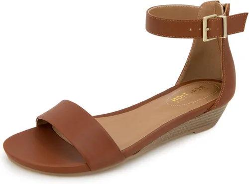 Vista 9 de Kenneth Cole REACTION Sandalias de cuña Viber de 2 piezas para mujer Negro