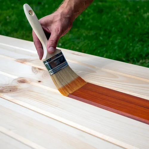 Vista 5 de DEFY Tinte y sellador de madera ultra semitransparente para exteriores en uno – tono cedro, 1 galón, tinte de cubierta y sellador Color rico