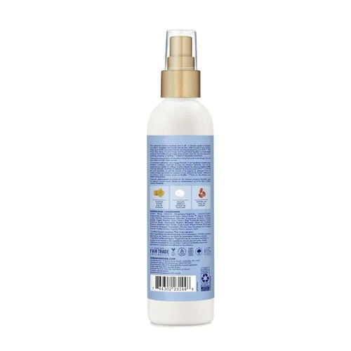 Vista 4 de Shea Moisture Hidratación de miel y yogur de manuka + reparación multiacción sin enjuague, fabricado con manteca de karité de comercio justo