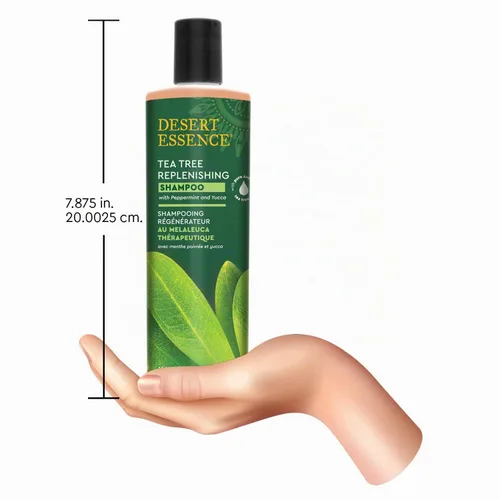 Vista 7 de Desert Essence Tea Tree - Champú reabastecedor con menta, 12.7 oz