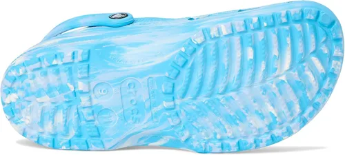 Vista 4 de Crocs Unisex-Adult Classic Marbled Tie-dye Clog Vidrio tintado/Multi