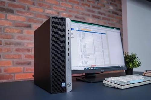 Vista 7 de HP EliteDesk 800 G5-SFF, Core i7-9700 3.0GHz, 32GB RAM, 1TB M.2-NVMe, Windows 11 Pro 64Bit, (renovado)