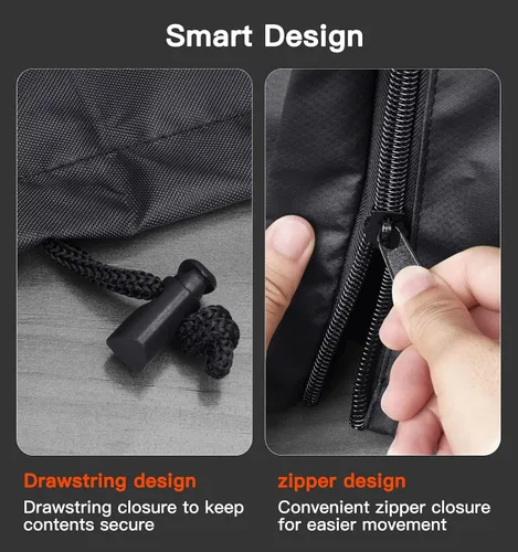 Vista 3 de NUPICK Funda para parrilla Traeger 780/34, diseño de cremallera, resistente e impermeable, para parrillas Traeger Texas Pro 34