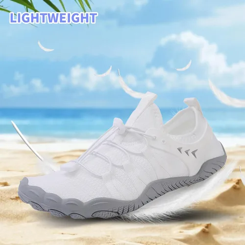 Vista 6 de Zapatos de playa y piscina de secado rápido, sin cordones, para mujeres y hombres, para surf, yoga y deportes acuáticos
