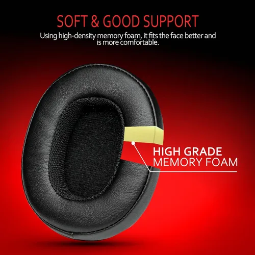 Vista 2 de Krone Kalpasmos Skull CandyWireless - Almohadillas de repuesto con cancelación de ruido para Skullcandy Crusher Evo/Hesh 3/Hesh Evo, repuesto