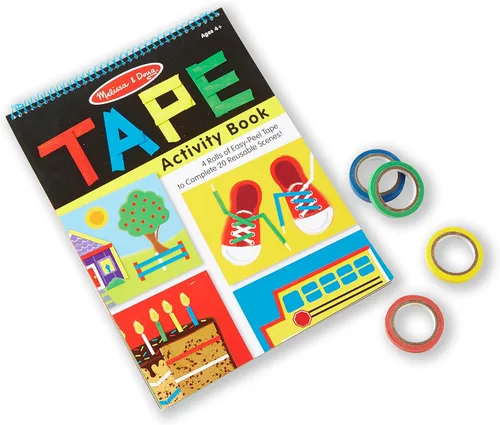 Vista 3 de Libro de actividades de Melissa & Doug (idioma español no garantizado), Cinta libro de actividades, Multi
