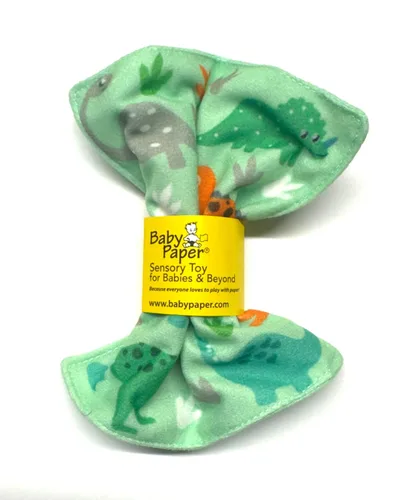 Vista 25 de Baby Paper Juguete sensorial arrugado y mordedor, estampado de flechas, regalo lavable Arrows