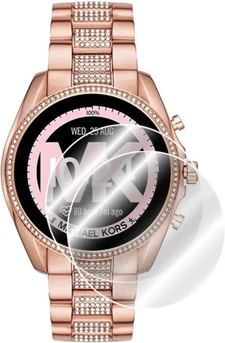 Vista 5 de IPG Protector de pantalla para reloj inteligente Michael Kors Access Bradshaw GEN 6 (2 unidades) Invisible Ultra HD Clear Film Anti Scratch Skin