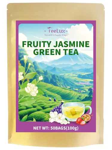 Vista 39 de TeeLux Bolsas de té verde menta, té verde con menta, menta verde y citronela, con cafeína, 100% real y natural, 100