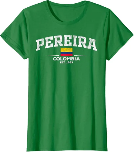 Vista 44 de Camiseta Pereira Colombia, Negro