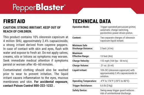 Vista 3 de Kimber PepperBlaster 3 - Rojo