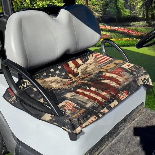 Vista 28 de AFPANQZ Toalla personalizada para cubierta de asiento de carrito de golf, añade tu texto, imagen, logotipo, nombre, protector de asiento de carrito
