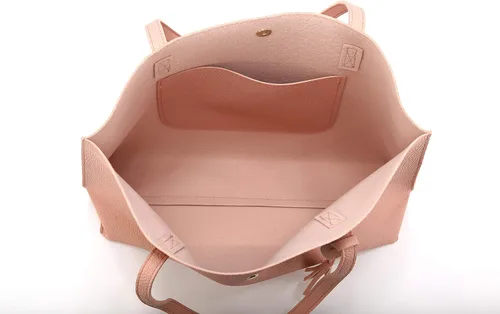 Vista 3 de Nodykka - Bolso con asas para hombro para mujer, de cuero sintético, con borla