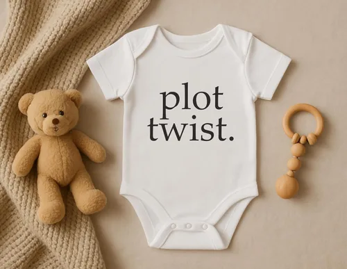 Vista 4 de Bump and Beyond Designs Sorpresa Embarazo Anuncio Abuelos Trama Twist