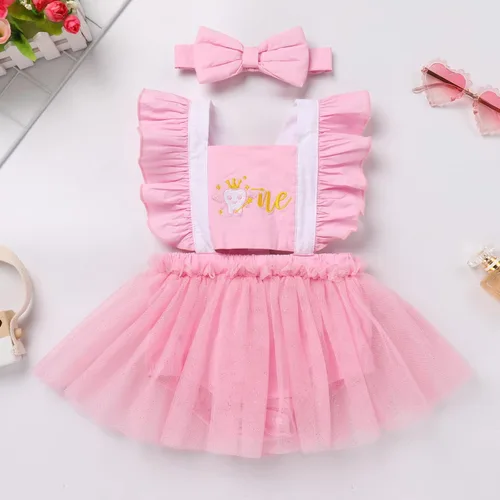 Vista 2 de Regalos de hada de dientes, fotografía para niños, traje de primer cumpleaños, fotografía para recién nacidos, para niña, un pastel, bohemio, bebé