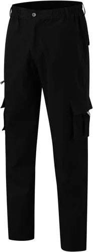 Vista 3 de Pantalones deportivos para hombre con bolsillos, pantalones multibolsillos para hombre, pantalones casuales de color para hombre, pantalones