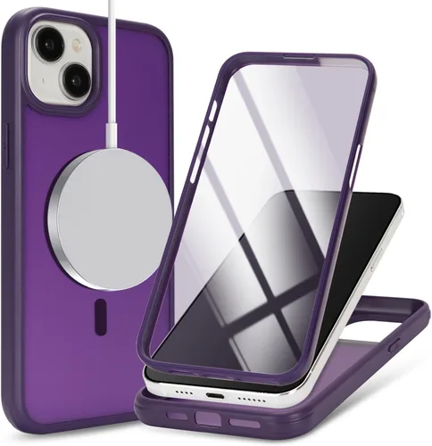 Vista 33 de Funda para iPhone 8 Plus con protector de pantalla, compatible con Magsafe, para iPhone 7 Plus, protector de pantalla integrado, funda delgada