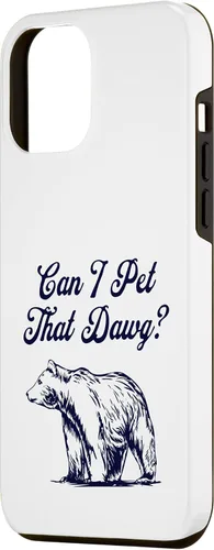 Vista 2 de iPhone 13 Pro Max Can I Pet That Dawg? Bear Meme Funda Southern Accent