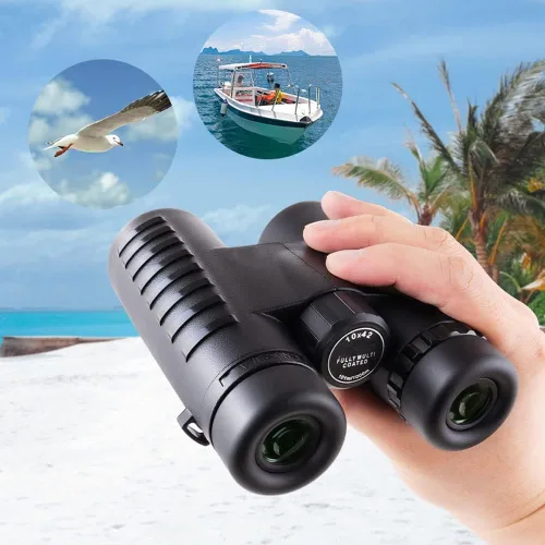 Vista 4 de 10x42 Binoculars, Black Binoculars for Adults and Kids, High-Powered Binoculars for Hunting, Birdwatching, and More