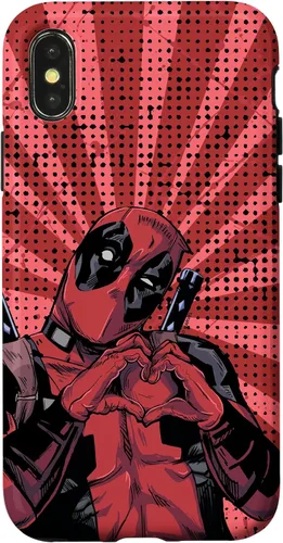 Vista 5 de Marvel Deadpool - Carcasa para iPhone 17, diseño de manos de cómic