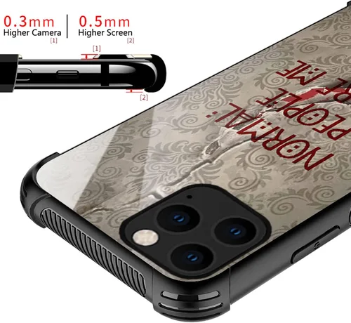 Vista 2 de CARLOCA Funda compatible con iPhone 14 Pro, diseño gráfico de identidad de American Horror Story, a prueba de golpes, antiarañazos, para iPhone 14
