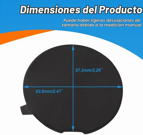 Vista 6 de Tapa de gancho de remolque para parachoques delantero compatible con Ford Explorer 2011 2012 2013 2014 2015 BB5Z17A900A BB5Z17A900APTM