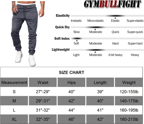 Vista 7 de Pantalones deportivos de entrenamiento para hombre con bolsillos