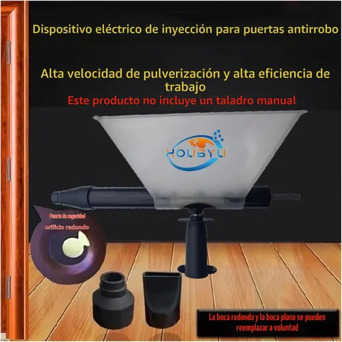 Vista 3 de Pistola de lechada eléctrica para mortero portátil con 9 boquillas (sin taladro eléctrico)