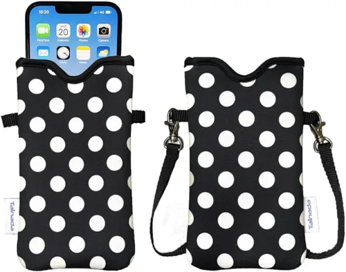 Vista 38 de Tainada Funda Estuche Bolsa de Neopreno para Teléfono para Hombres y Mujeres con Correa Cruzada/Cordón para el Cuello para iPhone 17/16/15 Pro Max