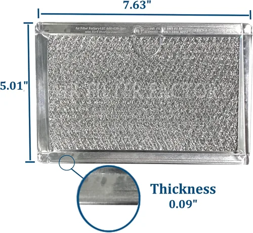 Vista 9 de Air Filter Factory Filtro de grasa 5304464105, 5304478913 Reemplazo para filtros de grasa Frigidaire Premium de 12 capas para microondas, paquete