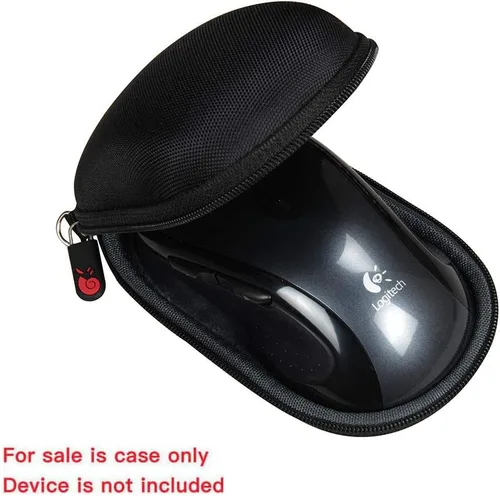 Vista 2 de Hermitshell Estuche rígido de viaje para ratón inalámbrico Logitech M510 - Solo estuche (negro)