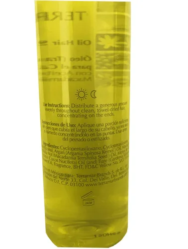 Vista 5 de Oleo , Argan Oil , Macadamia and Monoi of Tahití, TERRAMAR, 4.05 Oz