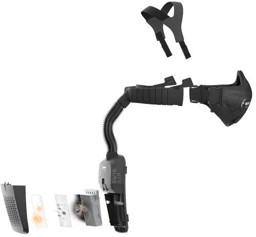 Vista 2 de Optrel Swiss Air - Sistema completo de protección respiratoria con panel de control - 4700.010