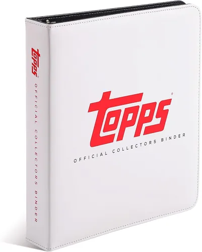 Vista 7 de Topps Carpeta – Carpeta de 9 bolsillos, material duradero de alta calidad, 35 páginas de carga superior, capacidad de 450 tarjetas, carpeta
