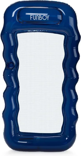 Vista 7 de FUNBOY Clear Inflatable Mesh Pool Lounger Mesh Water Hammock with Built-in Pillow 70" Pool Hammock Float for Adults Swimming Pool Accessories &