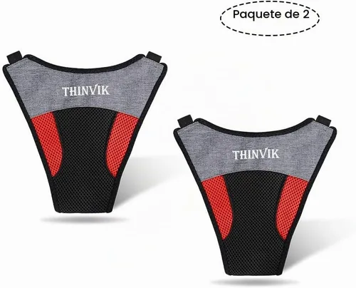 Vista 2 de Thinvik 1-Pack/2-Pack Bike Frame Sweat Guard Sweat Absorbs Prevent Bicycle from Corrosion for Bicycle Trainer Indoor Cycling Training