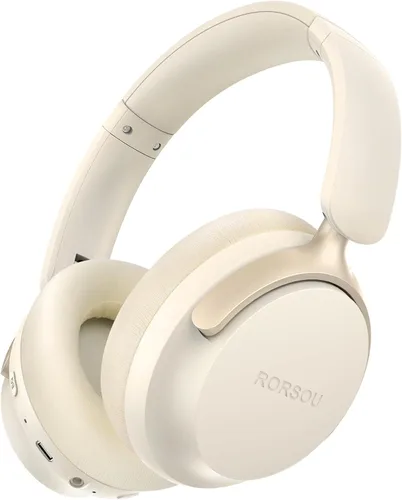 Vista 11 de B8 - Audífonos Bluetooth supraaurales, 6 modos de música EQ y 50 horas de reproducción, graves profundos, inalámbricos, con micrófono, plegables