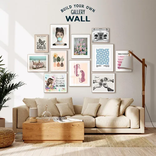 Vista 5 de Decoración de pared divertida y genial para niñas, decoración de pared de los años 70, decoración de habitación de adolescentes y niñas, decoración