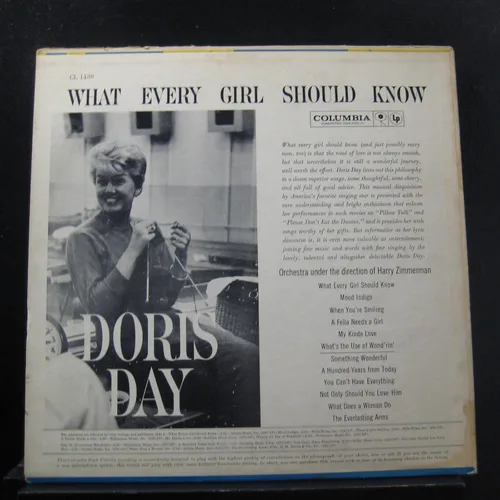 Vista 2 de Doris Day - Álbum con texto en inglés "What Every Girl should know