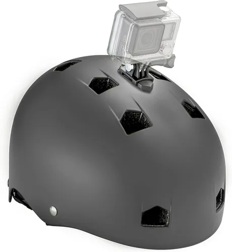 Vista 7 de Mongoose Casco de bicicleta BMX, casco deportivo para niños, gris/negro, juvenil