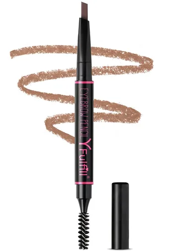 Vista 13 de Yfulfill Lápiz de Cejas Negro - Lápices de Cejas Impermeables para Mujeres Waterproof Eye Brow Pencil Black Color for Naturally Black Hair.