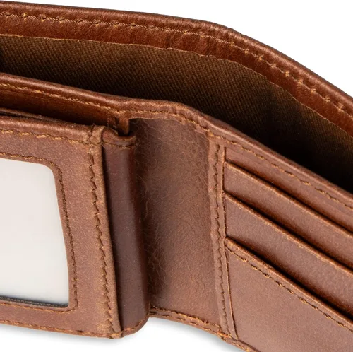 Vista 33 de Columbia Billetera plegable para hombre, múltiples ranuras para tarjetas, ventana de identificación