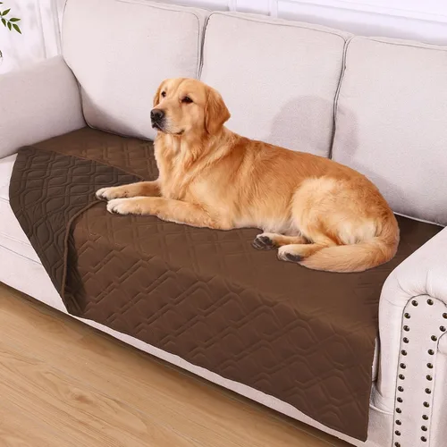Vista 47 de hyha - Manta impermeable para cama de perro, mantas suaves para mascotas, funda impermeable para sofá para perros, fundas reversibles lavables