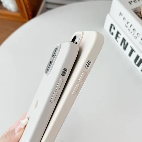 Vista 3 de Funda de silicona para iPhone 14 Pro Max para mujeres y niñas, con forro de microfibra suave antiarañazos, funda protectora para iPhone 14 Pro Max