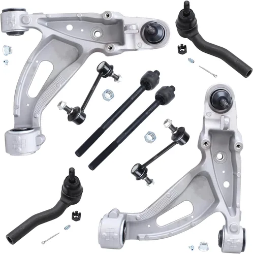 Vista 77 de Detroit Axle - Kit de brazos de control de extremo de 8 piezas para Toyota 2001-2003 Highlander 2002-2003 Camry Lexus ES300, 2 conjuntos de brazos