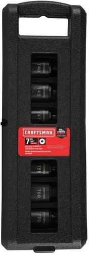 Vista 3 de CRAFTSMAN Torx Juego de dados de brocas, 1/2 pulgada, 7 piezas (CMMT50839)