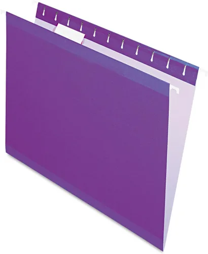 Vista 75 de Pendaflex carpetas de archivos colgantes reforzadas, Negro