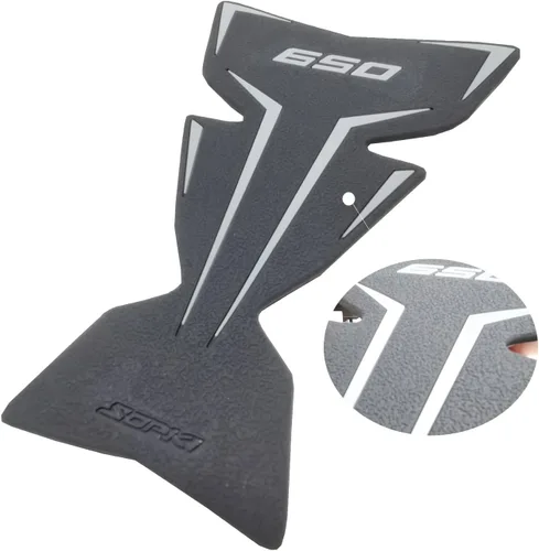 Vista 4 de TZMAPU Protector de tanque de combustible para motocicleta, compatible con Kawasaki Ninja 650 Z650, almohadilla antideslizante para tanque
