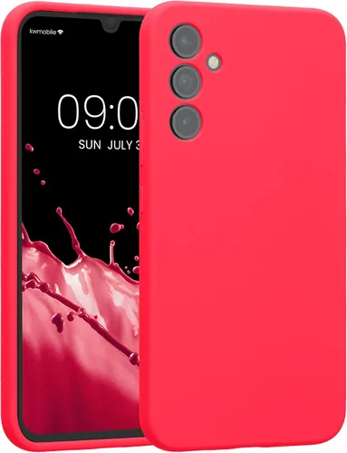 Vista 22 de kwmobile Funda compatible con Samsung Galaxy A13 4G - Funda delgada de silicona TPU - Acabado suave al tacto - Amarillo radiante