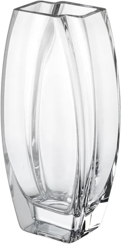 Vista 12 de Jarrón de cristal, amatista, 8 pulgadas de altura, resistente, fabricado en Europa, por Barski
